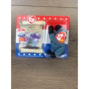 Vintage Lefty The Donkey American Trio TY Beanie Baby Collectible 1996 McDonalds